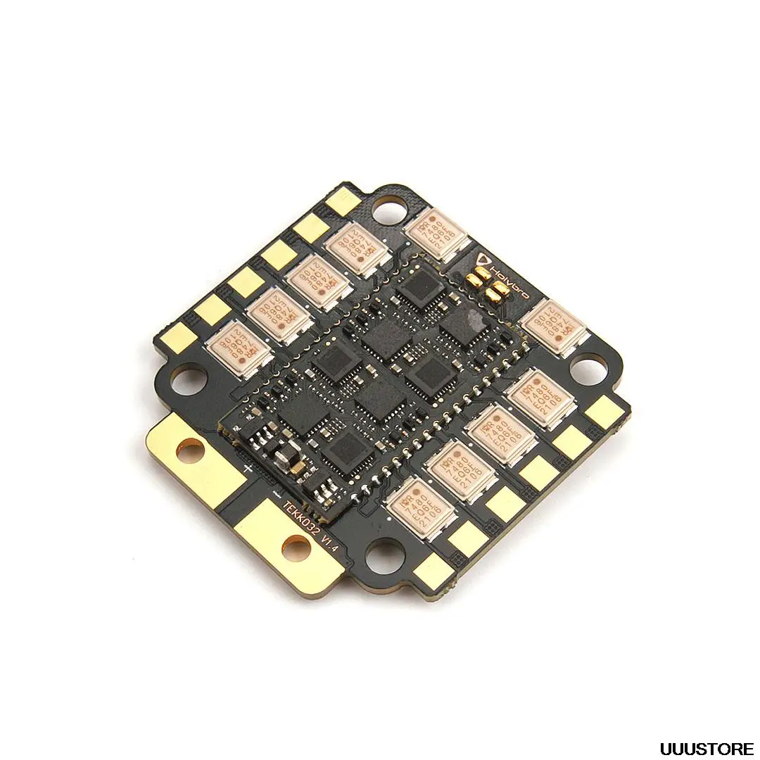 Металл Holybro Tekko32 F4 65A 4 в 1 ESC BLHELI32 4-6S 128K Встроенный аналоговый датчик тока F4 MCU для радиоуправляемого FPV гоночного дрона
