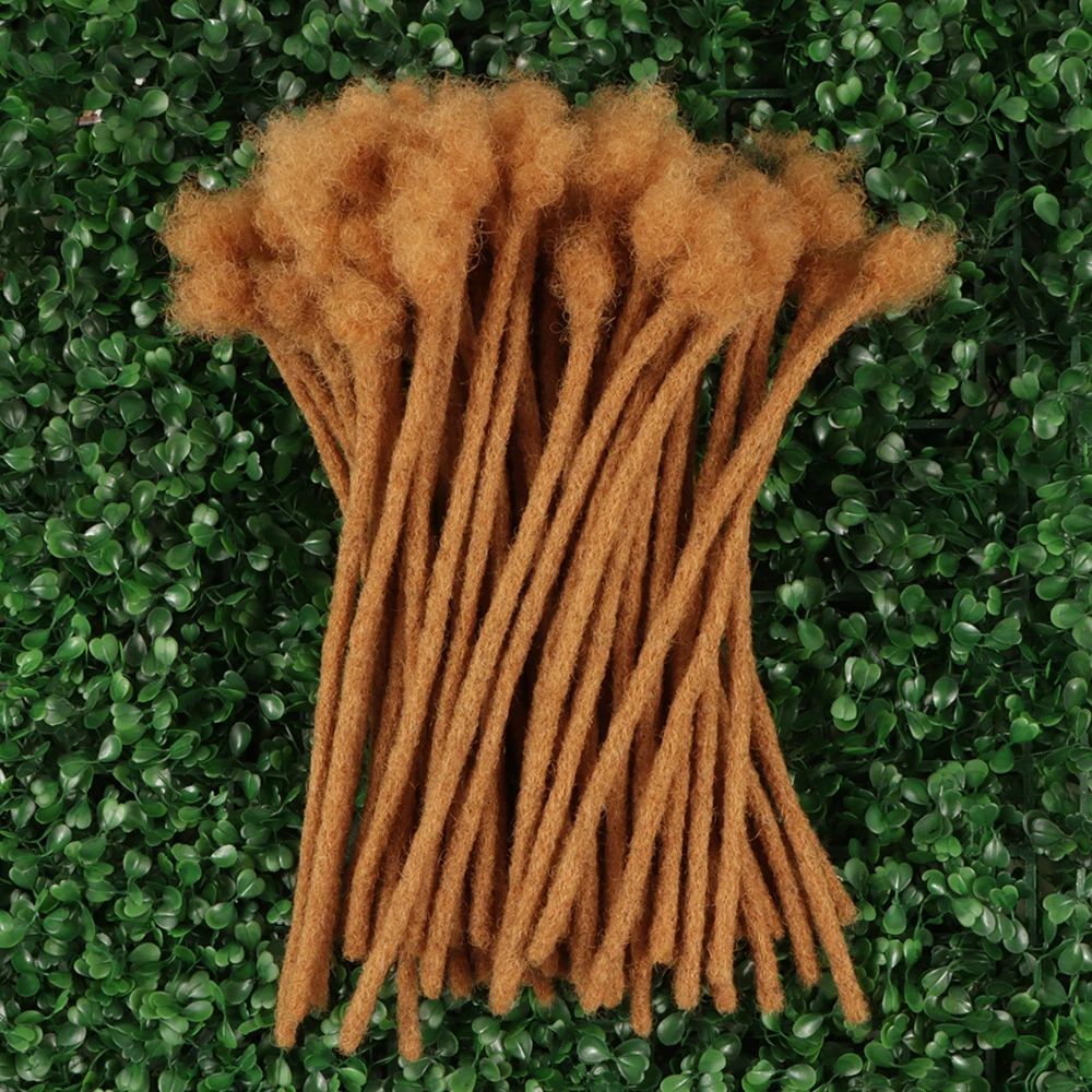 Недорогие волнистые афро курчавые волосы для наращивания человеческие дреды 100%