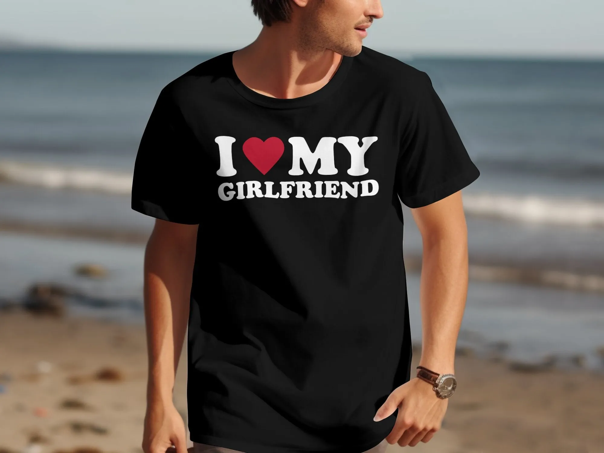 Футболка PEDRAZA &quotI Love My Gf&quot хлопок