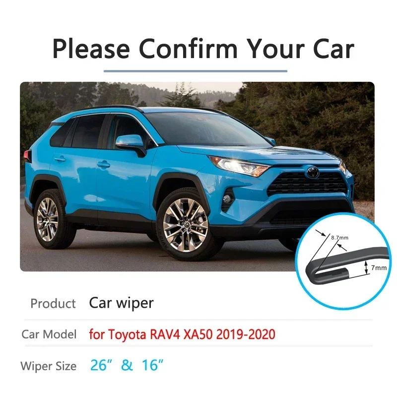 Для Toyota RAV4 XA50 2019 2020 дворники переднего стекла автомобильные аксессуары RAV 4 XA 50 SUV