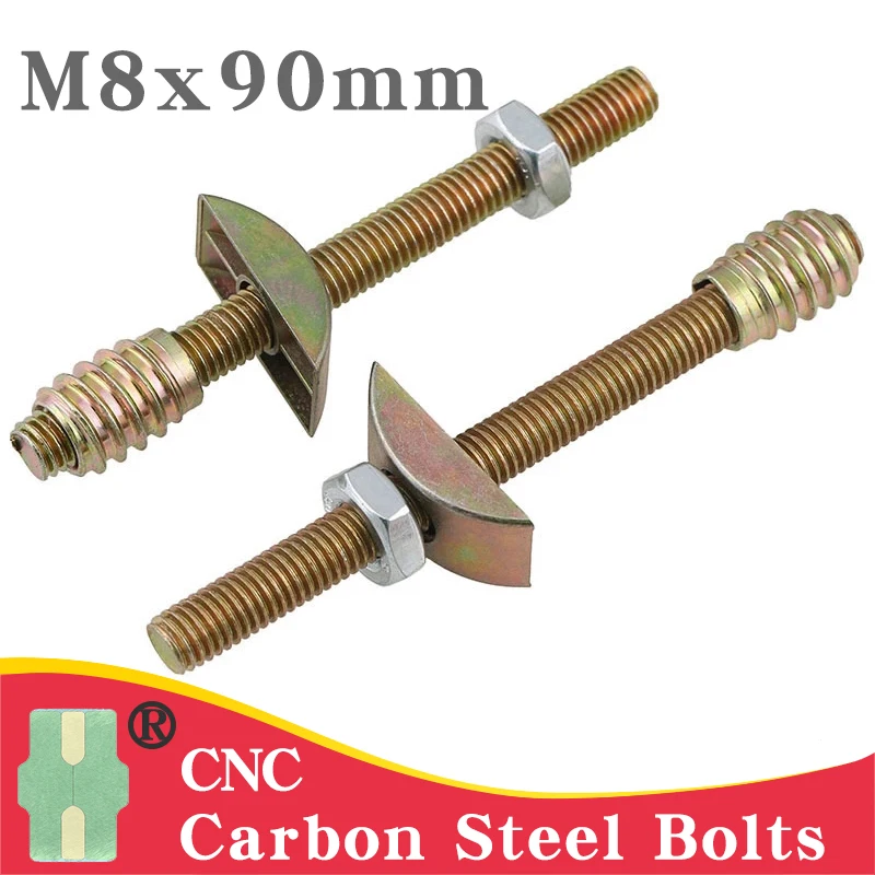

Furniture Hardware Four-in-one Connector Bed Assembling Hexagon Nut Half Moon Screw Inner and Outer Tooth Nut Wobbler