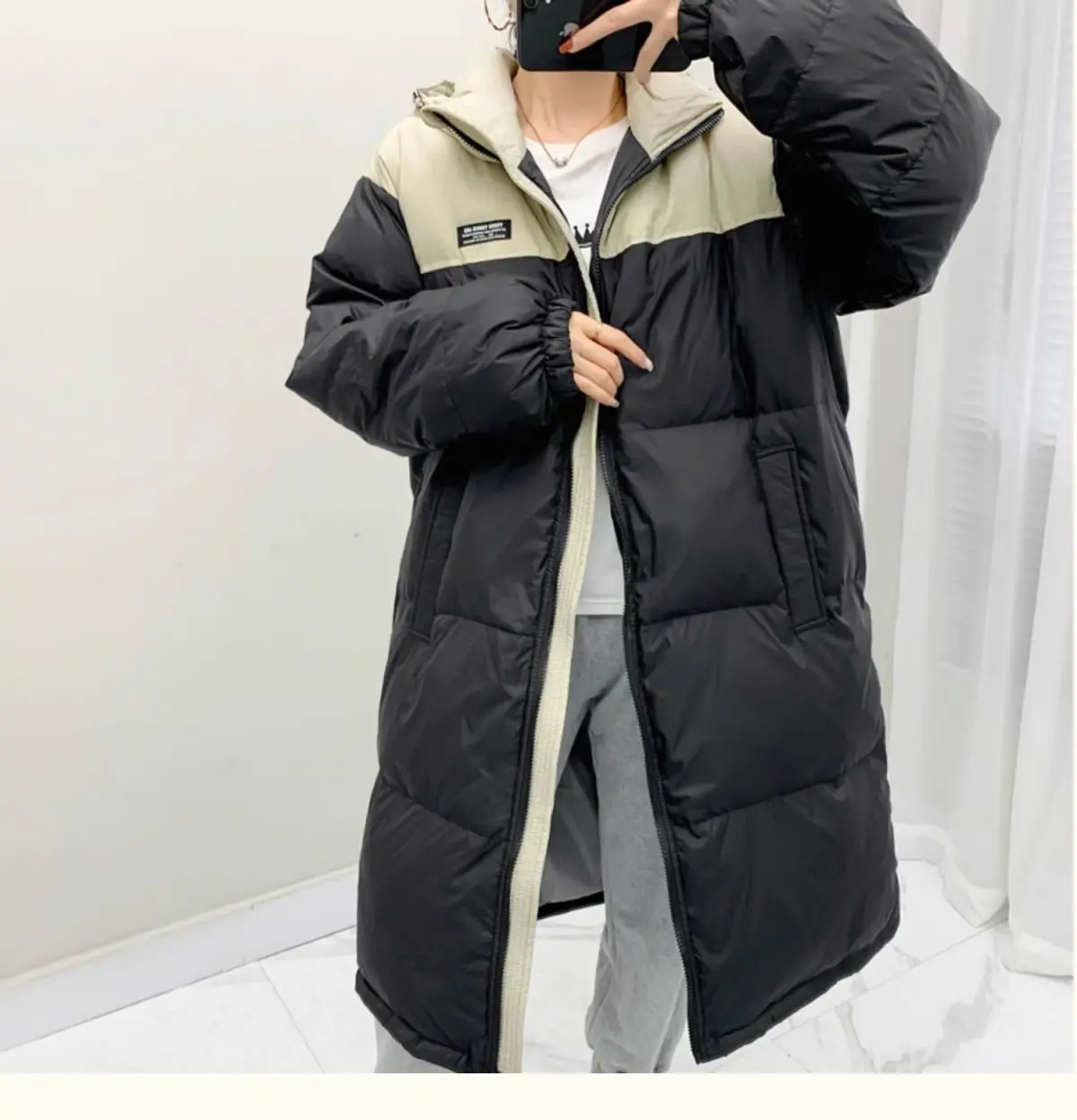 New Winter Jacket Women Thick Warm Down cotton Mid-length Jacket Parka Coat Woman Casual loose Korean Winter Jacket Female