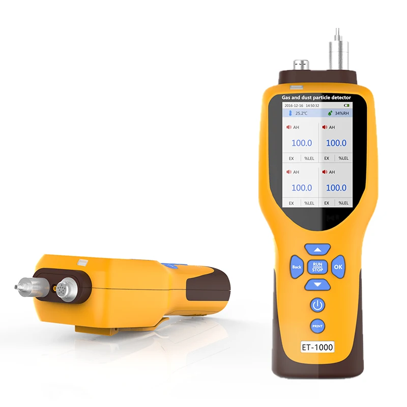

Портативный Газовый детектор с насосом pm2.5 pm10, Пылевой HCHO O3, оборудование для генерации озона, газоанализатор
