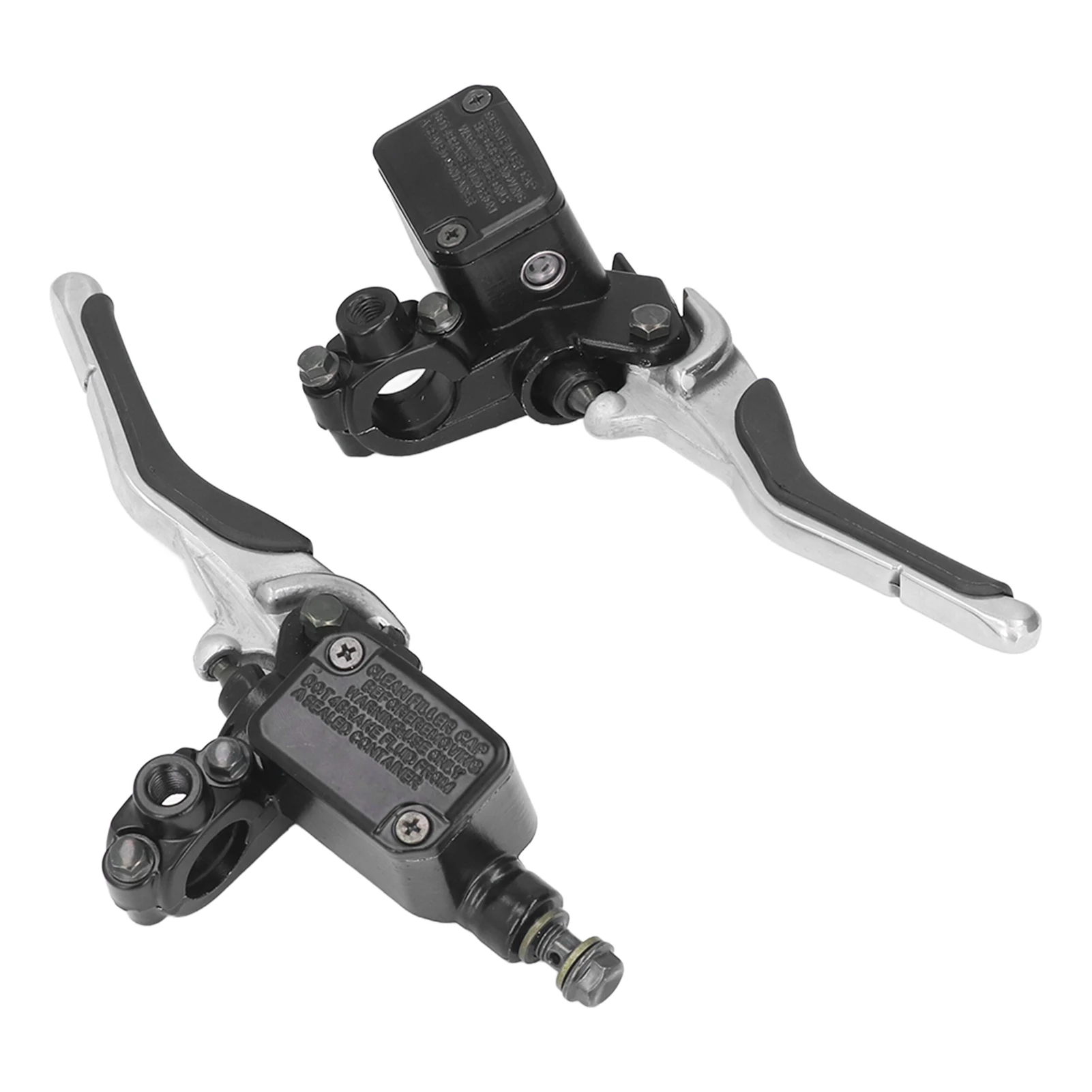 

Pair Motorcycle Left Right Brake Handle Lever with Oil Can Aluminum Alloy CNC Replacement for YQ50 Aerox 1997‑2013