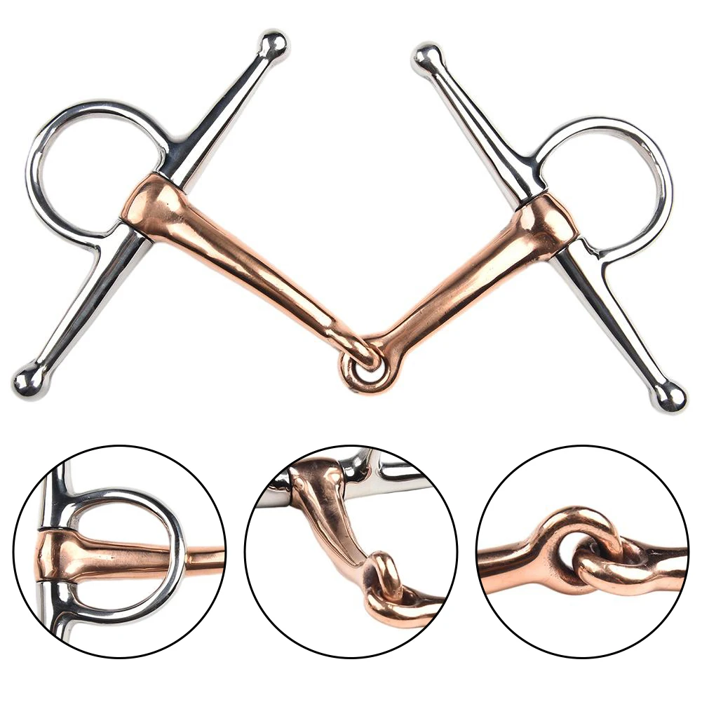 

Mouth Horse Tack Horse Bit 1pc 322g 13cm Copper Functional Stainless Steel Hot Sale Practical Brand New Durable