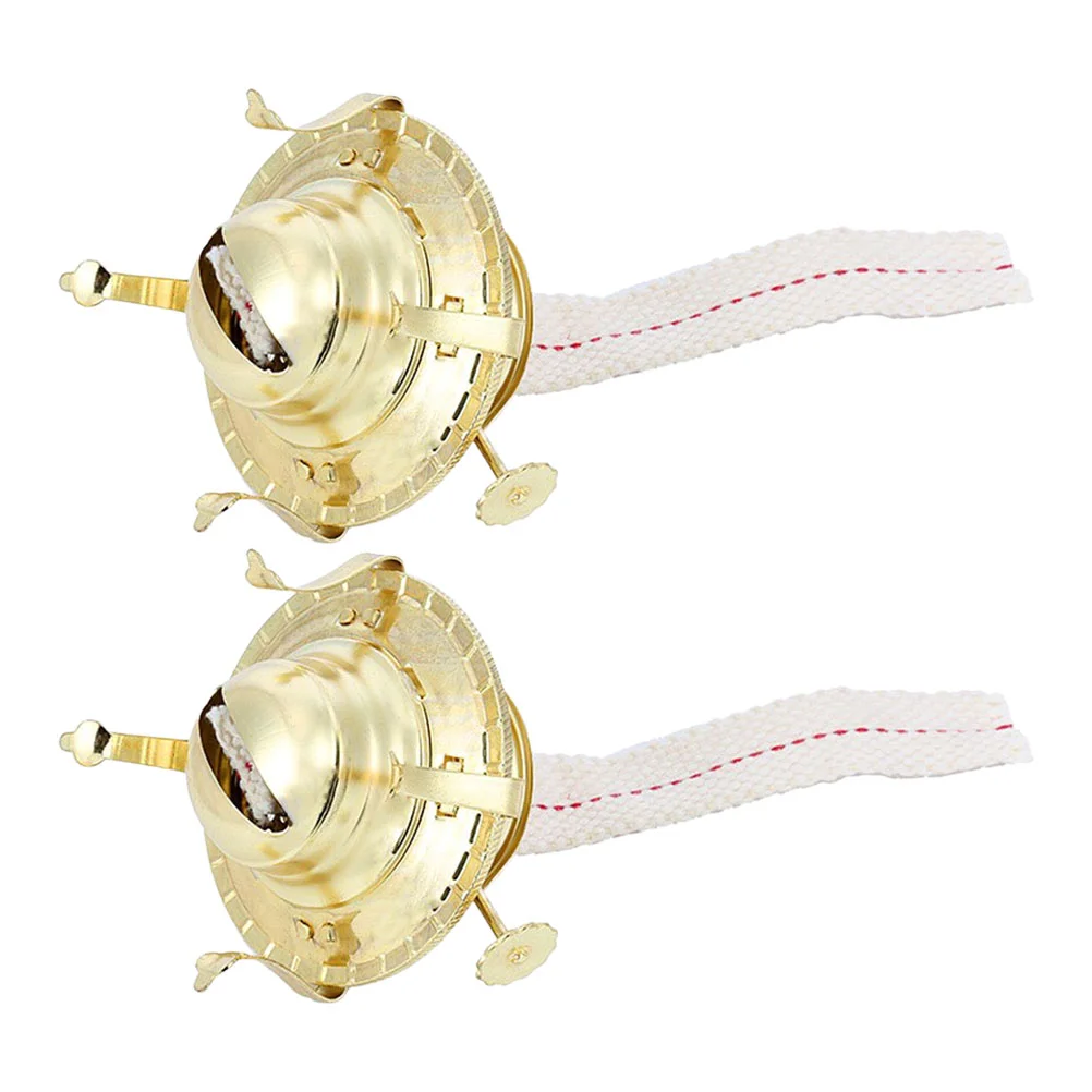 

2 Sets Oil Lamp Burner Lamp Replacement Wick Oil Lamp Burner Oil Lamp Wick
