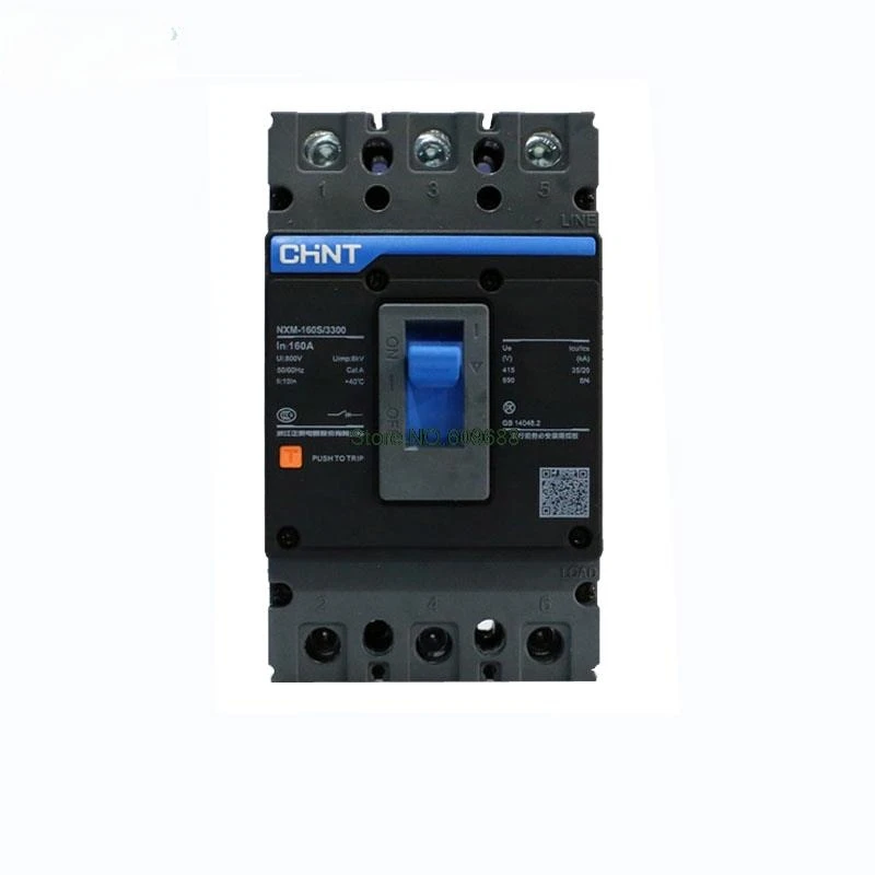 Оригинальный CHNT 160A 175A 200A 225A 250A MCCB автоматический выключатель в литом корпусе