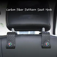 2pcs car seat headrest back seat hook auto back seat organizer hanger storage holder for alfa romeo car accessories