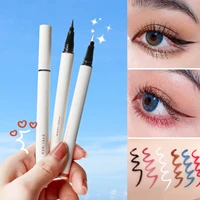 6 colors waterproof long lasting liquid eyeliner pencil sweatproof quick dry easy to wear high pigment eye liner pen eye makeup