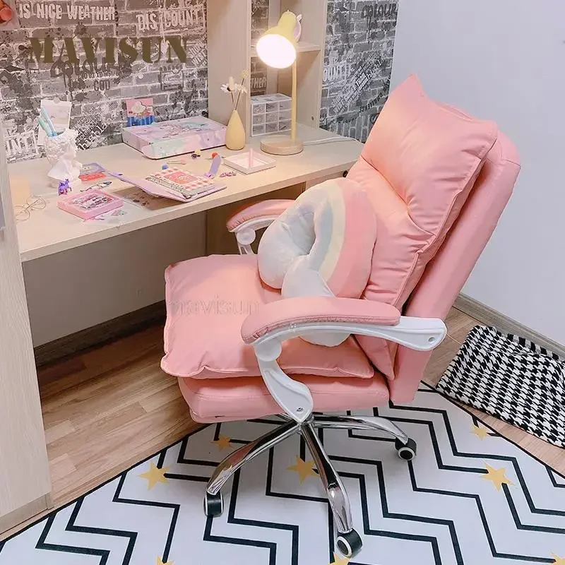 Регулируемое компьютерное кресло для кабинета домашнее ног подставка