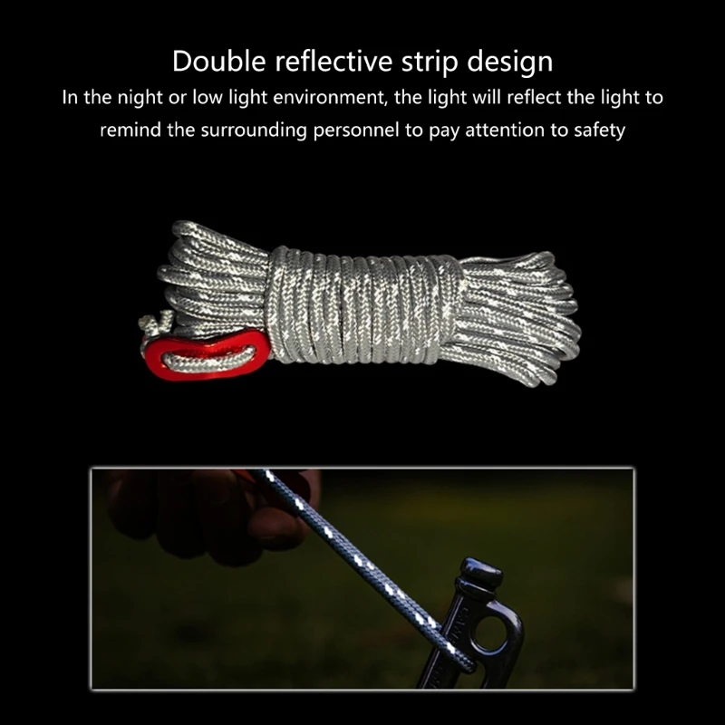 Набор направляющих веревок для кемпинга веревочный шнур палатки прочная