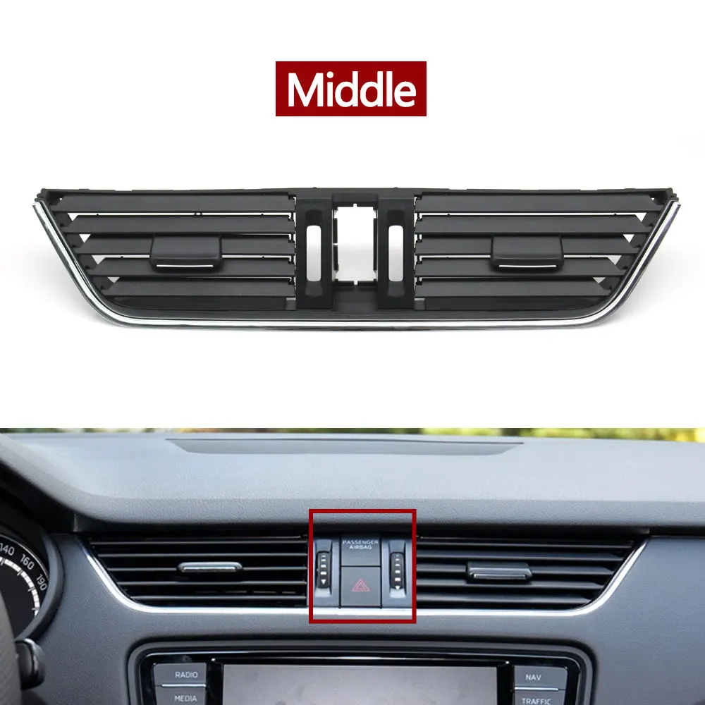 

Передняя приборная панель, кондиционер, левая и правая вентиляционная решетка переменного тока, крышка выходной панели для Skoda Octavia 2015-2021 5E0819701 5E0820951