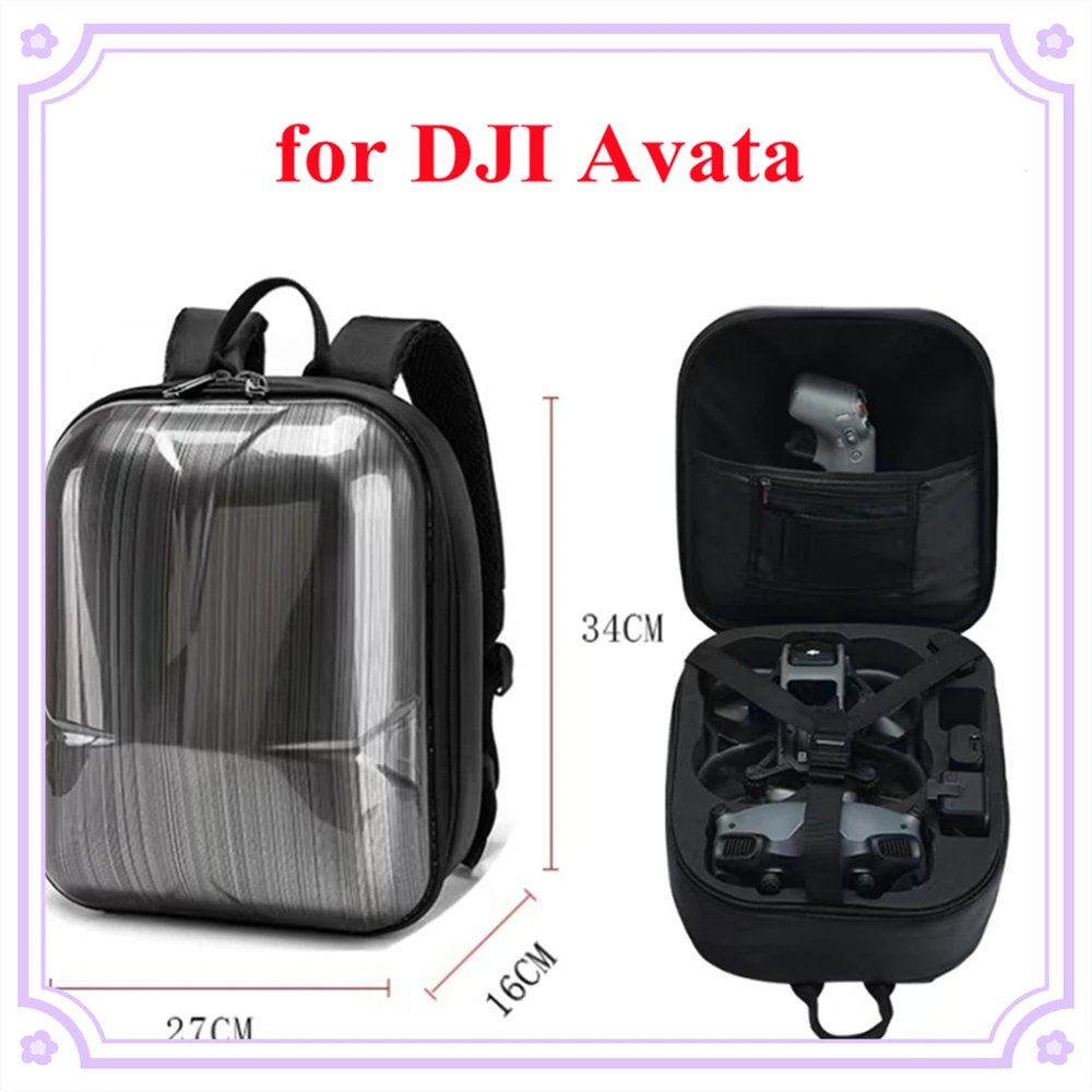 

For DJI Avata Turtle Shell Beetle Backpack Hard Shell BagStorage Case for DJI Avata Protable Box Accessories Bag