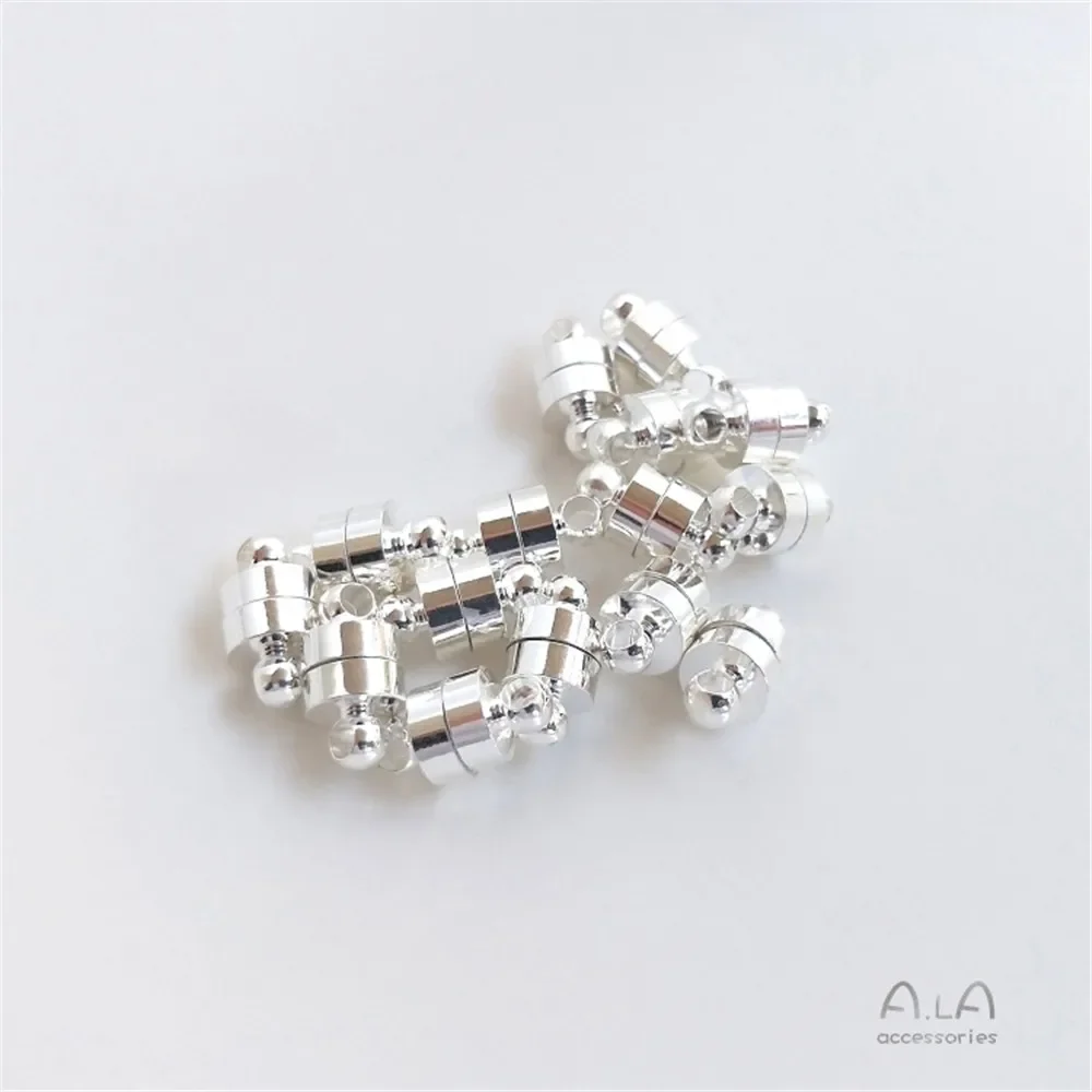 14-каратное позолоченное серебро цилиндрическая сильная магнитная пряжка