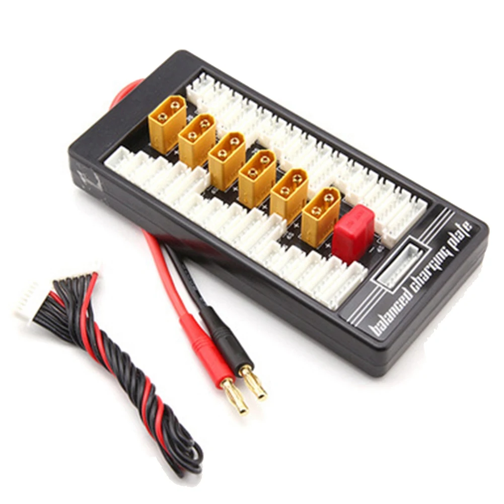 

Multi 2S-6S Lipo параллельная сбалансированная зарядная плата XT60 штепсельная Вилка для зарядного устройства для аккумулятора RC B6 B6AC B8,Xt60 Bananer