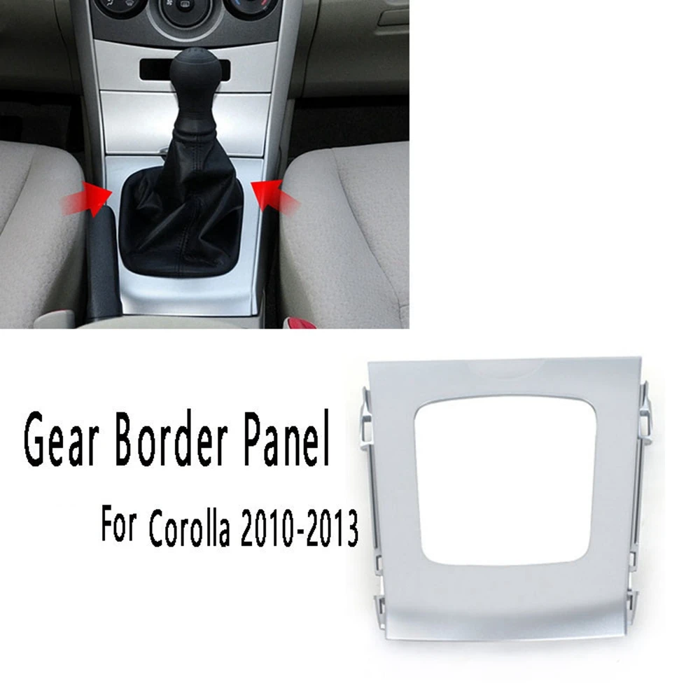 

Gear Shift Lever Decorative Frame Case Electronic Hand Brake Switch Trim Gear Border Panel for Toyota Corolla 2010-2013