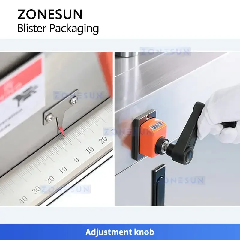Фото Автоматическая блистерная упаковочная машина ZONESUN ZS-DPP180P для упаковки таблеток, капсул и пилюль в ПВХ/алюминиевую тару с ПЛК-управлением №3