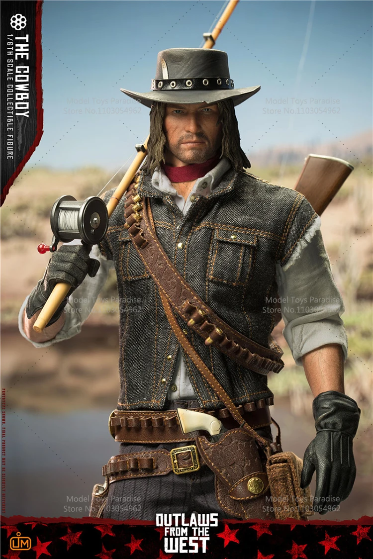 Фото LIMTOYS LIM011 1/6 Коллекционные игрушки John Marston Redemption Western Cowboy с двойной головкой 12 дюймов Фигурка Модель Подарки для фанатов №5