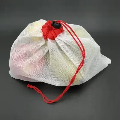 12 шт. многоразовые сумки для продуктов моющиеся сетчатые покупок фруктов овощей