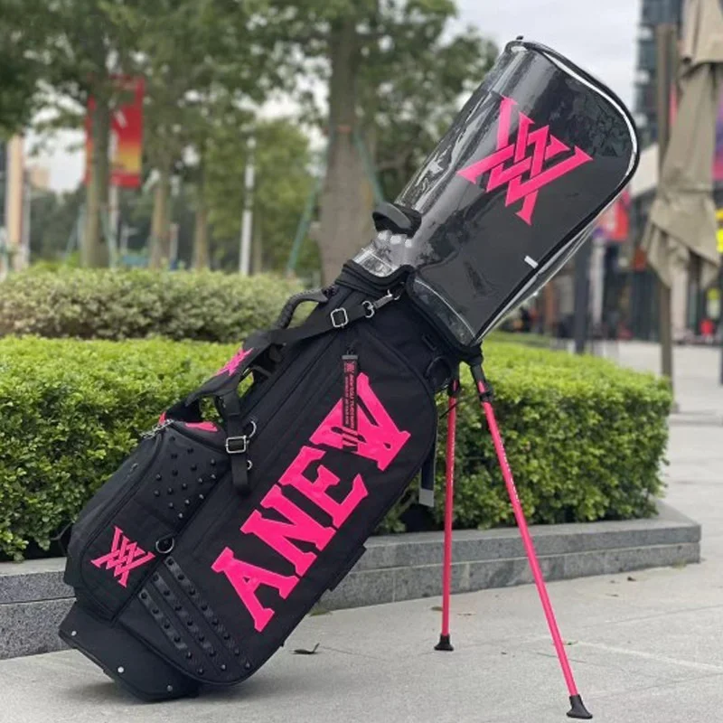 

2021 NEW Golf Bag Golf Stand Bag Sports Outdoor Club Bag Multicolor Lightweight Canvas Waterproof ANEW High Quality Two Caps