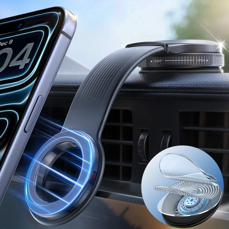 

Универсальный магнитный держатель Joyroom для автомобиля: на приборную панель и лобовое стекло, из сплава, для iPhone 17, Samsung, Xiaomi