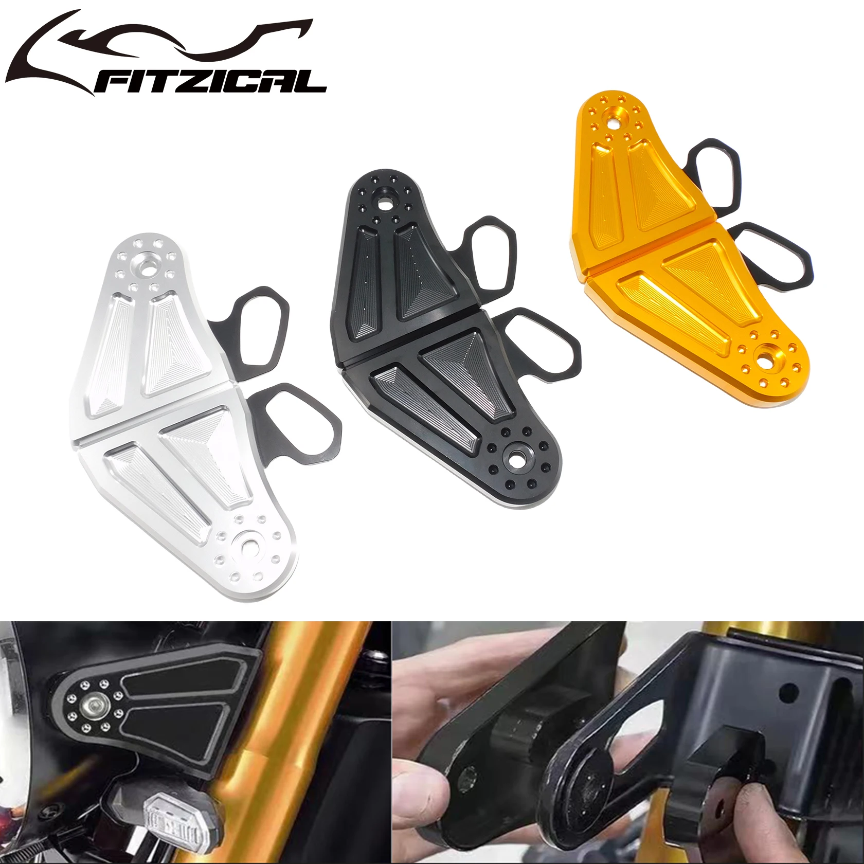 Держатель для сигнала поворота мотоцикла алюминиевая заготовка фар Kawasaki Z900 RS Z900RS