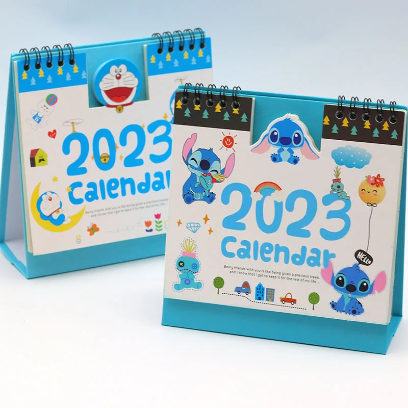 

2023 Disney animation cartoon desk calendar Star Baby Stitch plan calendar book children's birthday gifts ornaments