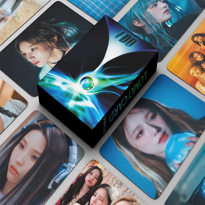 

55 шт., Kpop GIDLE INEVER DIE Lomo Cards (G), альбом для девочек, фотокарточка, открытка, поклонники, подарок