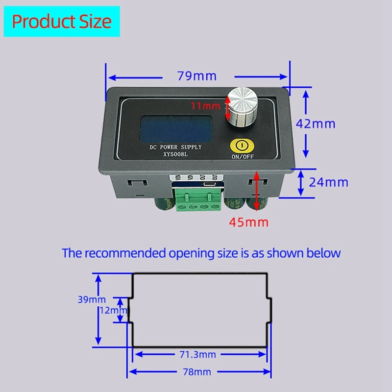 XY5008L Регулируемый источник питания постоянного тока с ЧПУ постоянное напряжение