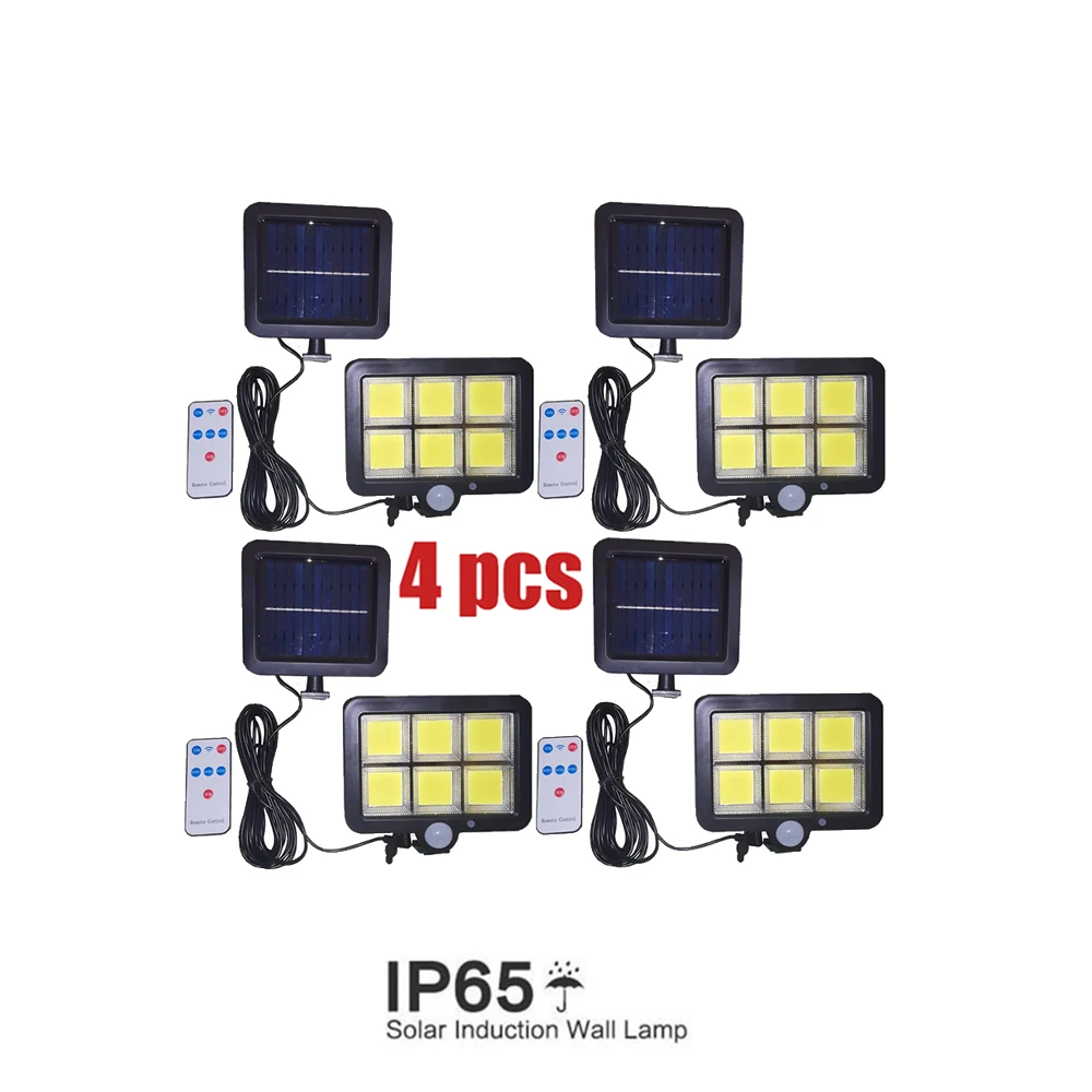 

seperable Outdoor Solar LED Street Light IP65 Waterproof Wall Lamp Remote Control Upgrad Lantern Garden Square Highway Enhance L