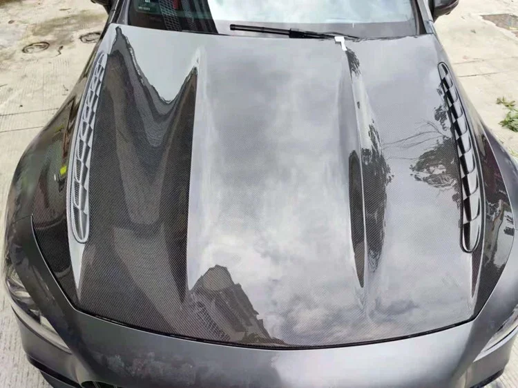 Фото Высококачественный капот из углеродного волокна для X290 GT43 GT50 GT53 GT63 в стиле Topcar №3