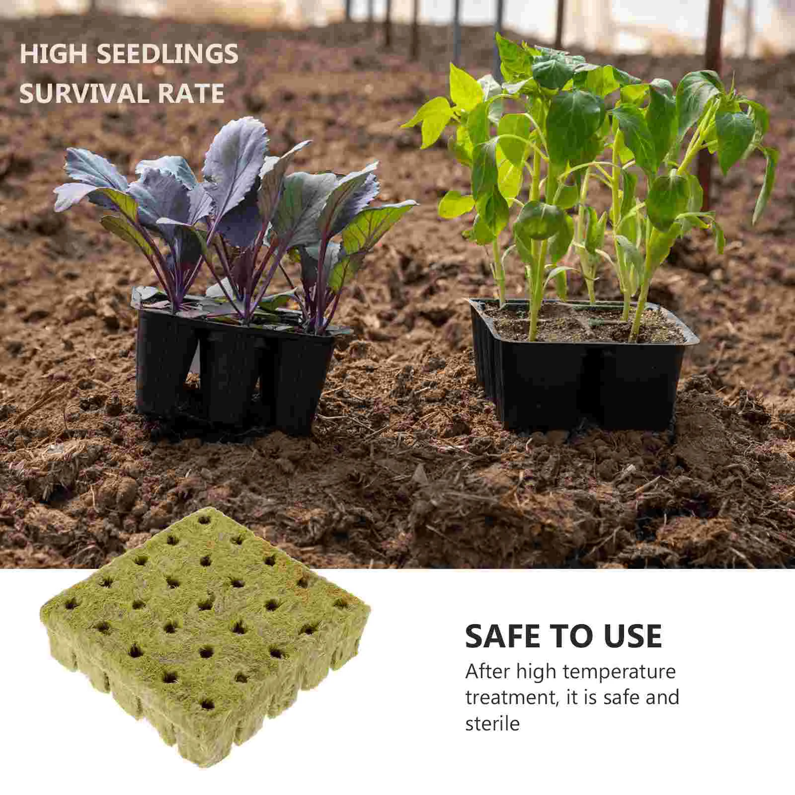 

25 Pcs Hydroponic Plants Plugs Tubes Starting Kit Peat Block Starter Block Hydroponic Plug