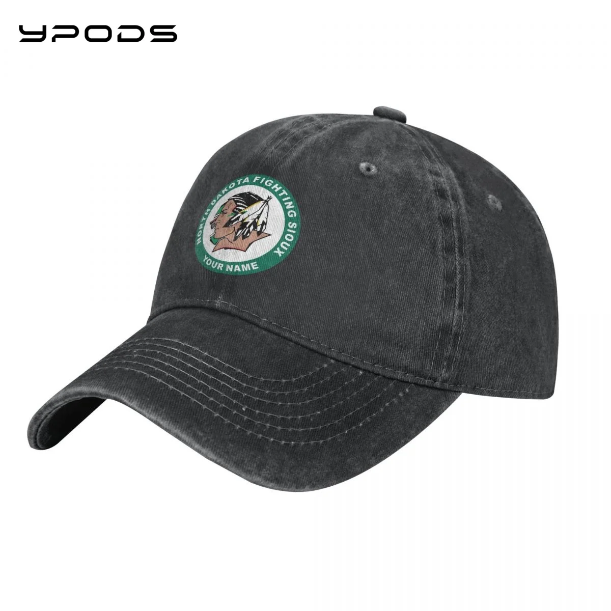 

Sioux Hockey Baseball Cotton Cap Men Women Design Hat Trucker Snapback Dad Hats Cap