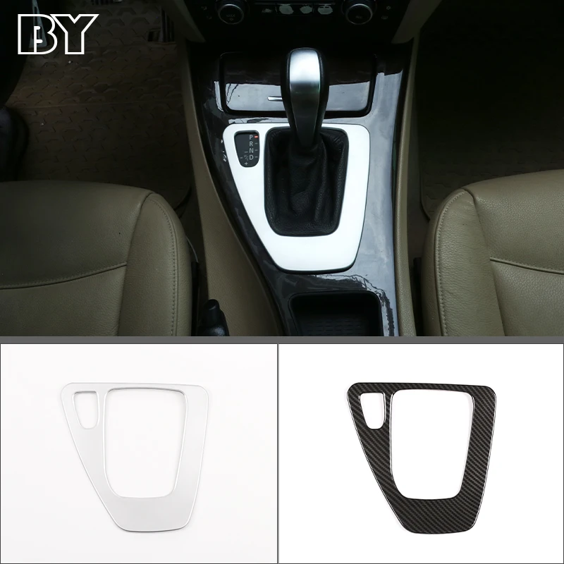 

1 Pcs Car Central Control Gear Shift Panel Cover Frame Trim Sticker For BMW E90 E92 3 Series 2005-2012 Auto Accessories LHD
