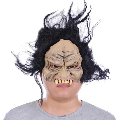 

Latex Gear Horror Mask Half Face With Ergonomic Design Practical Products