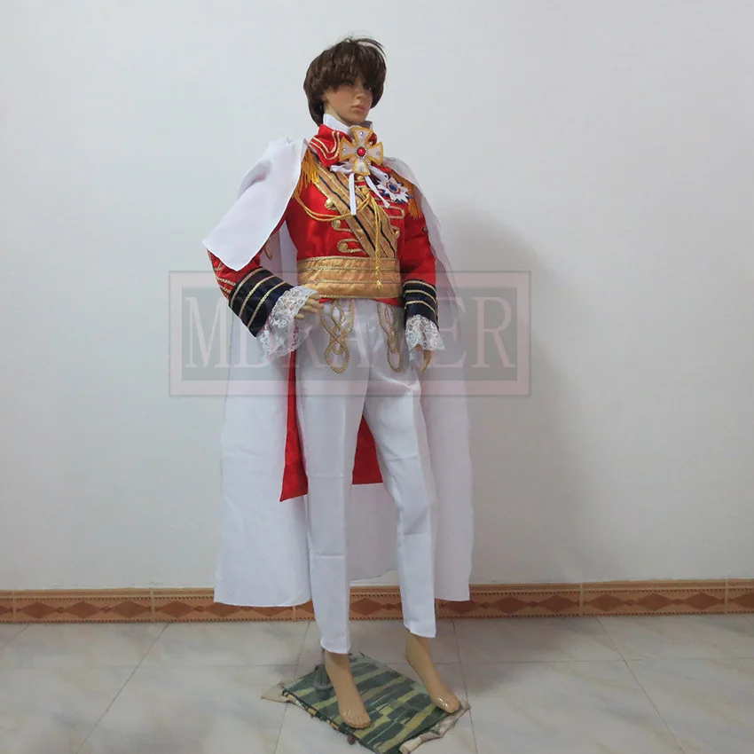 Versailles Rose Lady Oscar Guard Team Uniform Cos Cosplay Outfit Costume Halloween Christmas Custom Made Any Size