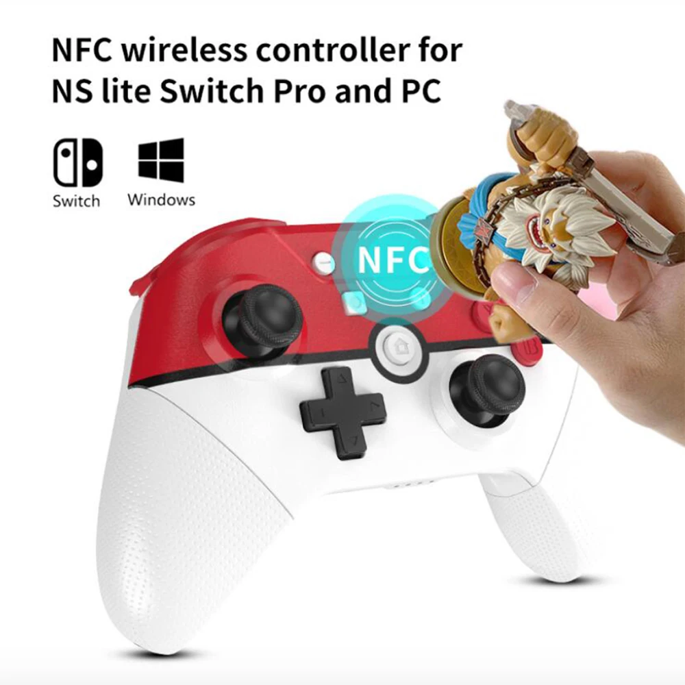

Беспроводной контроллер для Nintendo Switch Pro, геймпад, джойстик с NFC и 3D джойстиками, беспроводной Bluetooth геймпад NS Lite