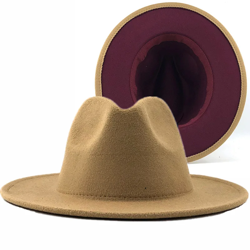 2023 New Cashmere Felt Hat for Women Men Folk-custom Solid Color Top Hat Jazz Hats 42 Colors Wild кепка женская 모자 кепка