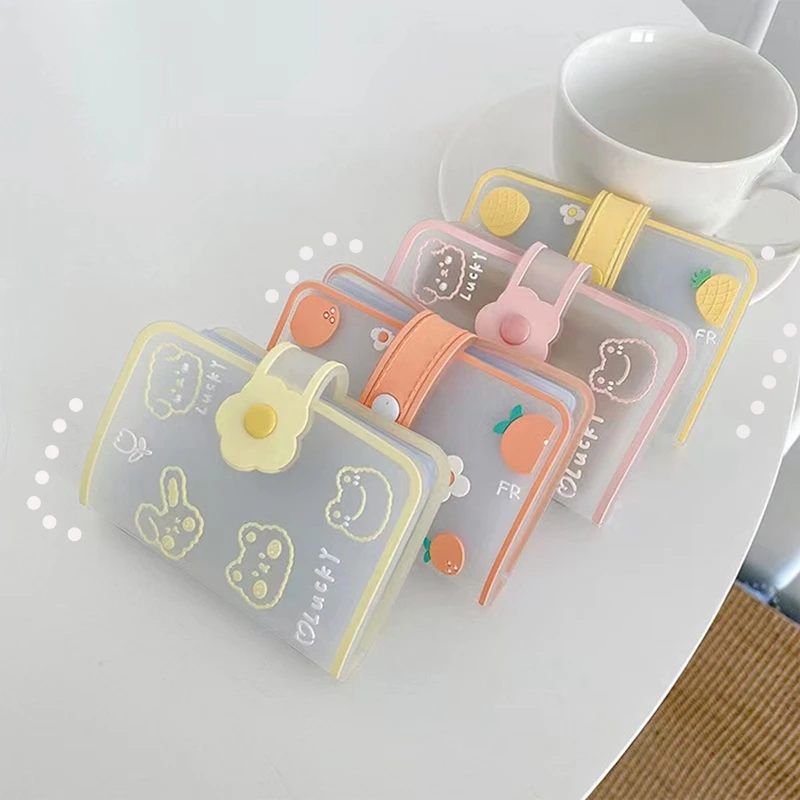 

Mini Photo Album 20 Pockets 3 Inch Instax Polaroid Album PVC Photocard Holder Women ID Credit Card Holder Photocard Binder