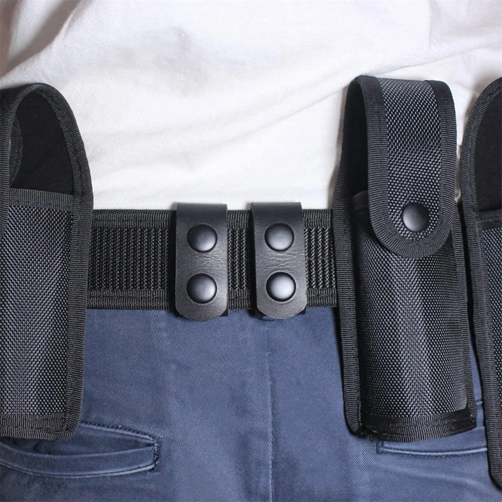 

Portable Snap Button Belt Keeper Waist Buckle Hunting High Strength Webbing Strap Equipment Outdoor Officer Guards