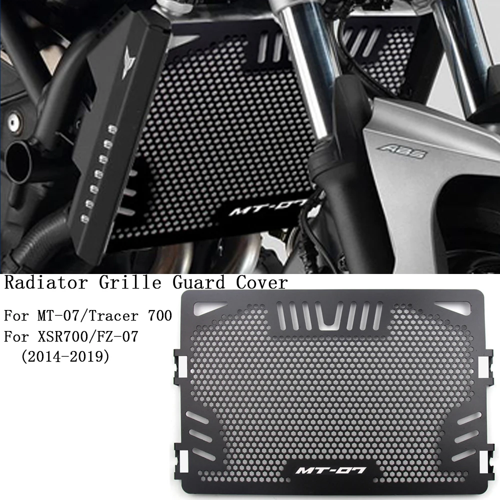 

Motorcycle Accessories Radiator Protective Cover Grill Guard Grille Protector For Yamaha MT-07 Tracer 700 XSR700 FZ-07 2014-2019