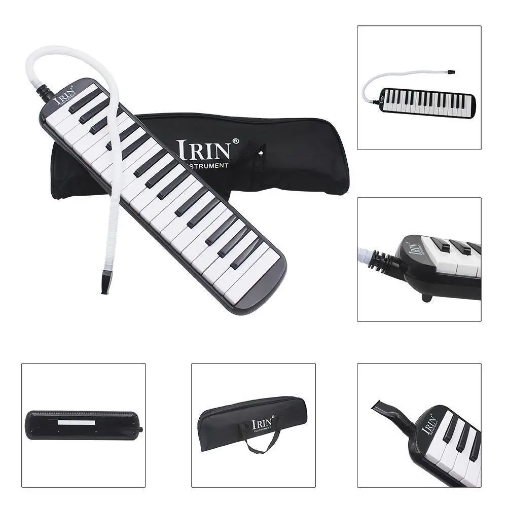 

New 32 Piano Keys Melodica with Carrying Bag Black