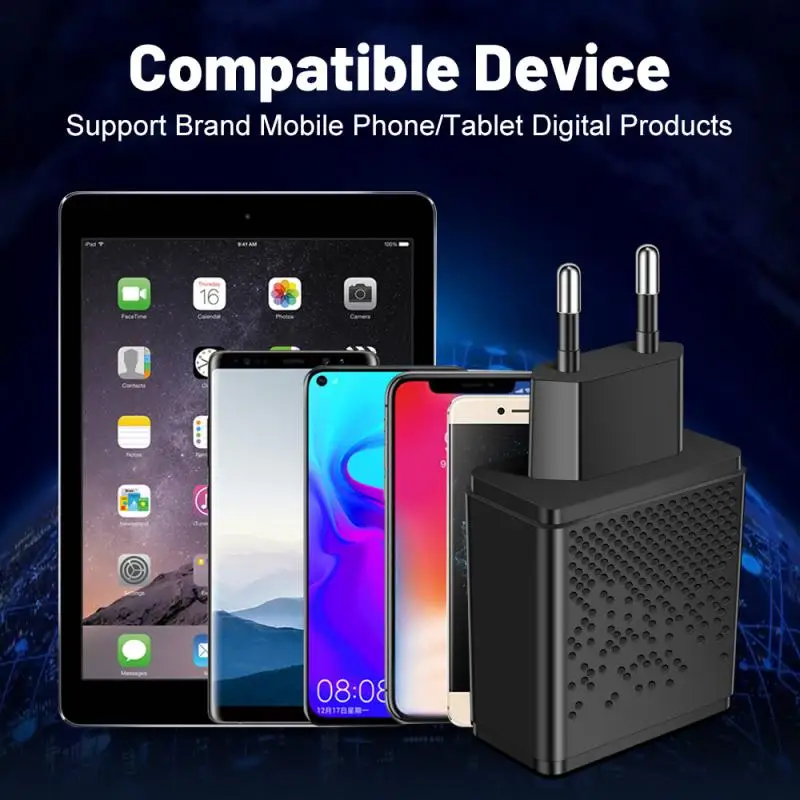 Фото Зарядное устройство Usb PD Type C, 65 Вт, для Samsung, Xiaomi, Huawei, кабель для быстрой зарядки типа C, адаптер для быстрой зарядки, 5 А, вилка для США, ЕС, Велик... №4