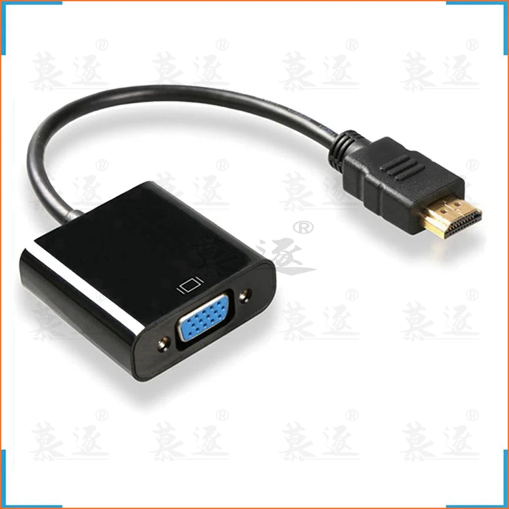 

1080P HD to VGA Adapter Digital to Analog Converter Cable For Xbox PS4 PC Laptop TV Box to Projector Displayer HDTV