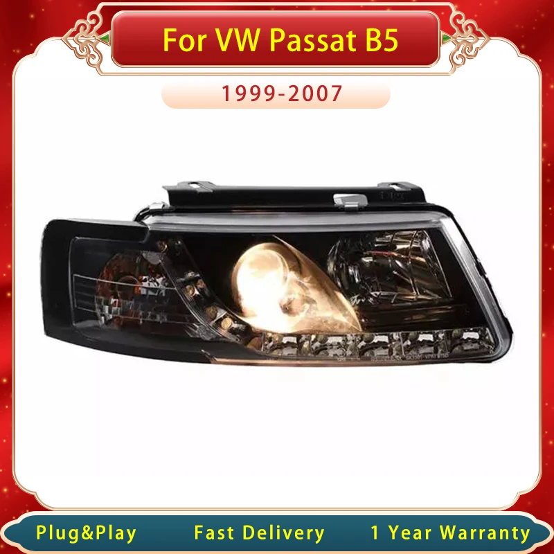 Автомобильная фара для VW Passat B5 1999-2007 светодиодный, двухсторонняя линза, динамические сигнальные фары, обновленный дизайн, аксессуары для фар (art.: 3920c2a95cb4e) - 3920c2a95cb4e