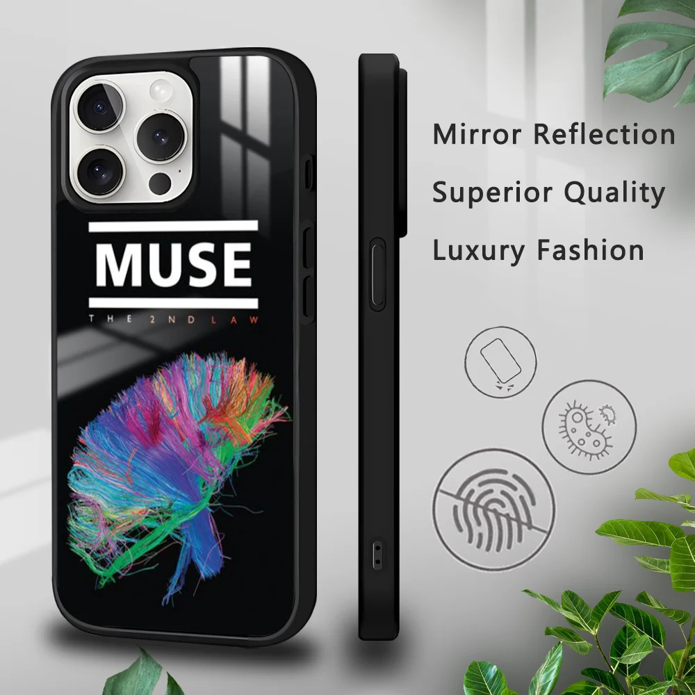 Чехол для телефона Great Band M-MUSE iPhone 16 15 14 13 12 11 Pro Xs Max Mini Plus Celulares Hard Funda