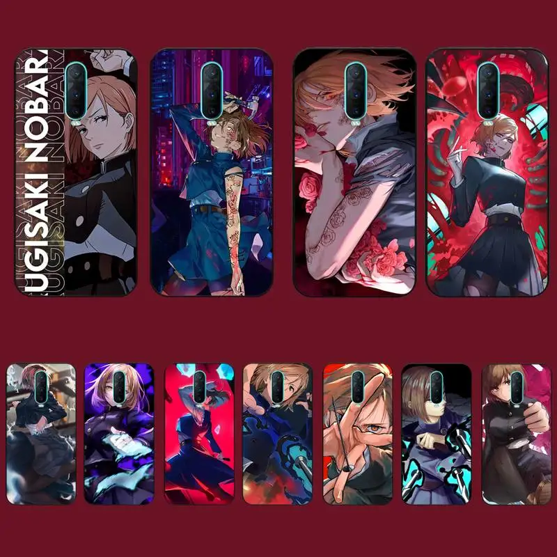

Jujutsu Kaisen Kugisaki Nobara Phone Case for Vivo Y91C Y11 17 19 17 67 81 Oppo A9 2020 Realme c3