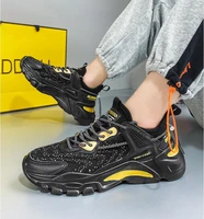 new mens sneakers spring air mesh casual men shoes outdoor sport travel streetwear man reflective shoelaces