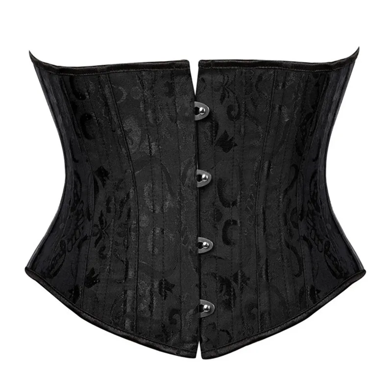 

Ladies Slimming Corsets And Bustiers Sexy Lingerie Body Shaper Waist Trainer Corset Steampunk Underbust Top White Black