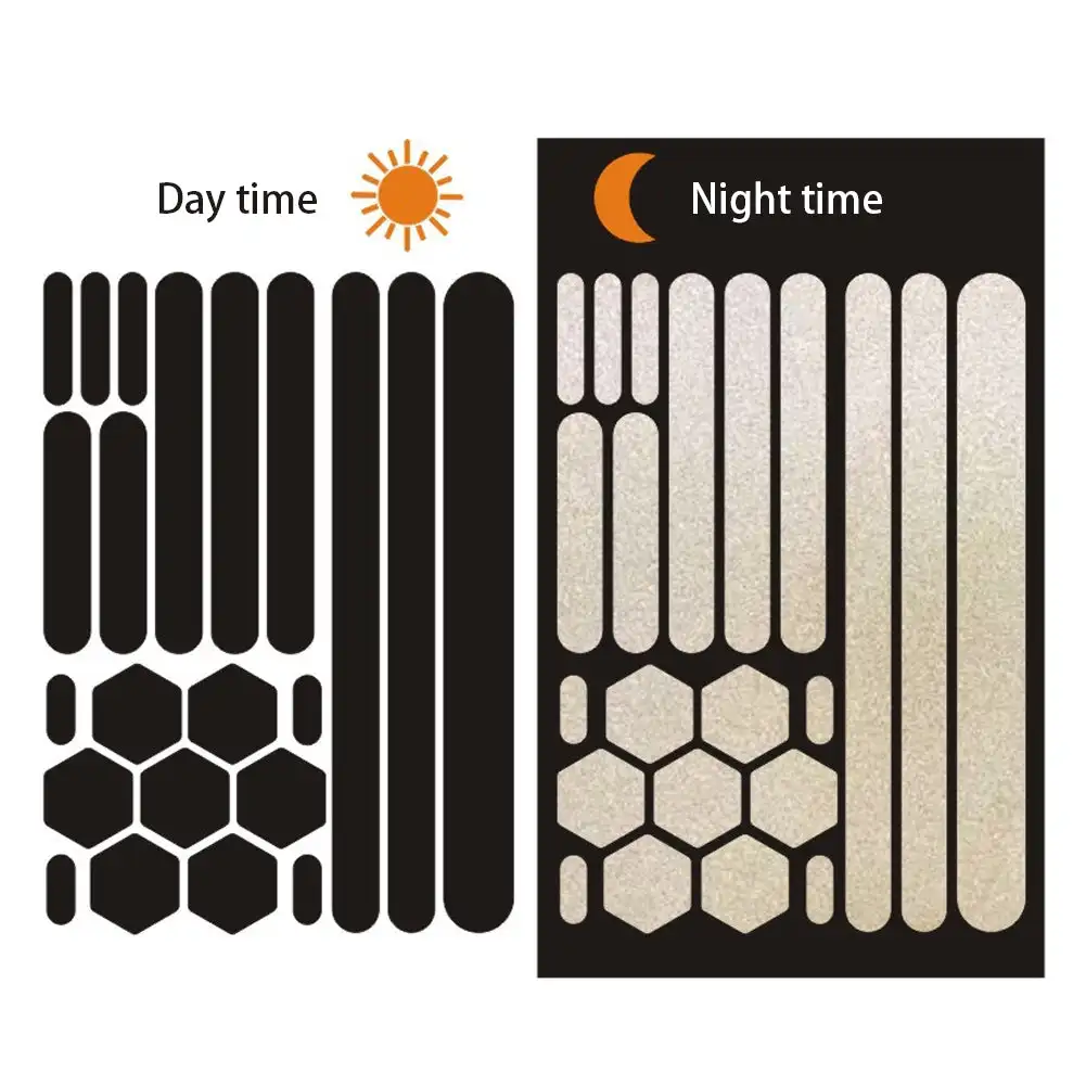 Женские невидимые черные отражающие полосы эффективная отражающая лента для